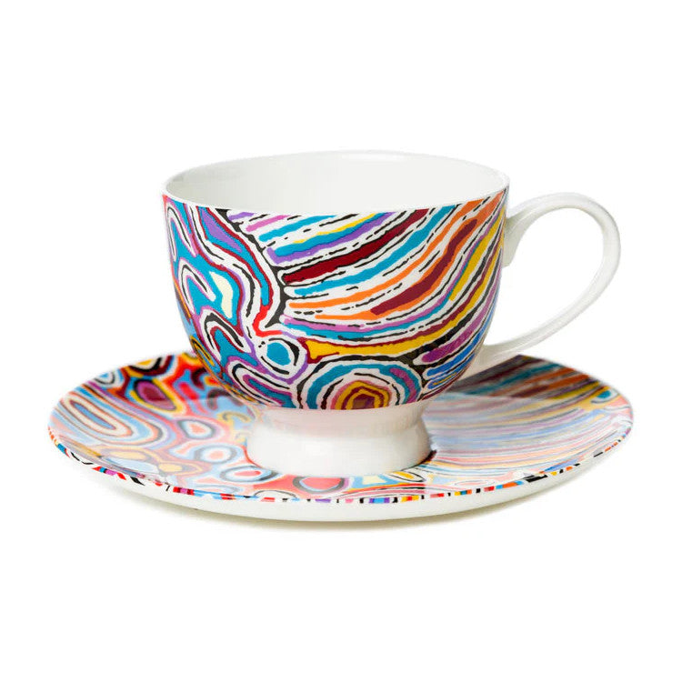 Judy Watson Teacup & Saucer