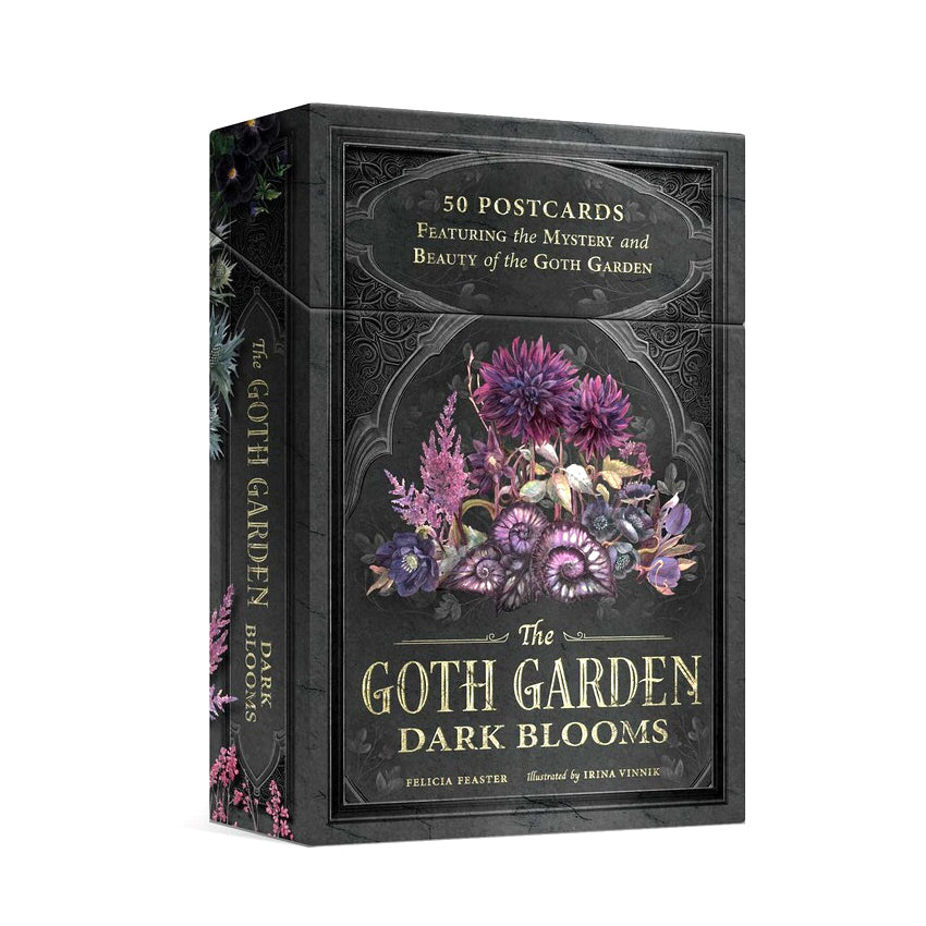 The Goth Garden: Dark Blooms Postcard Set