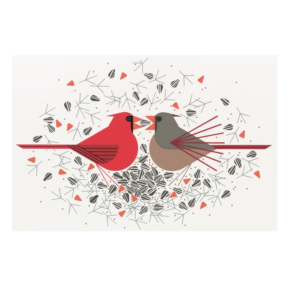 Charley Harper Cardinals Boxed Notecards