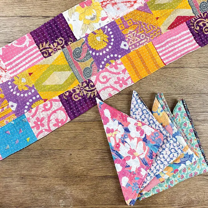 Kantha Table Runner