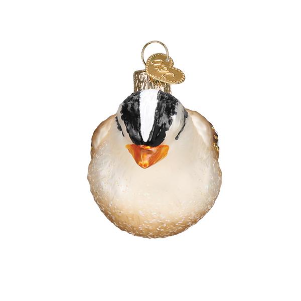 White Crowned Sparrow Ornament
