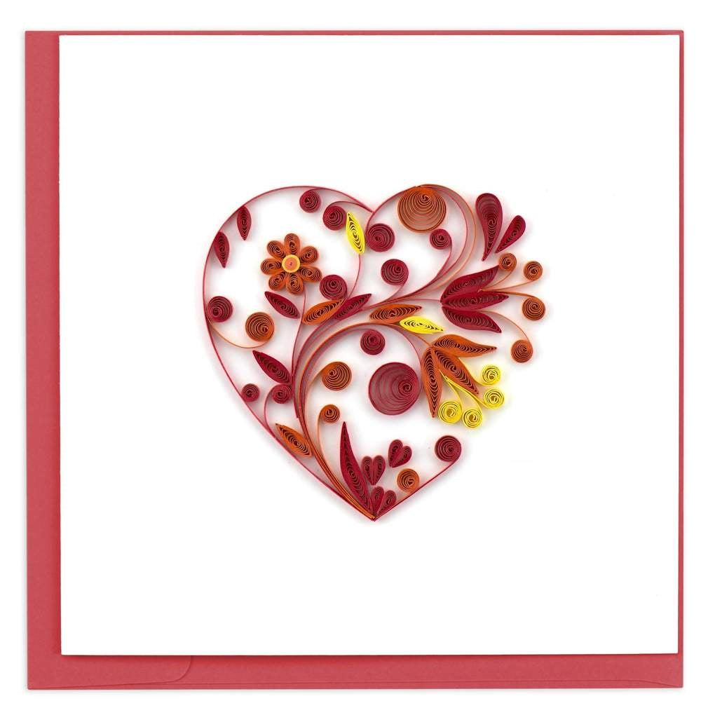 Heart Quilling Card