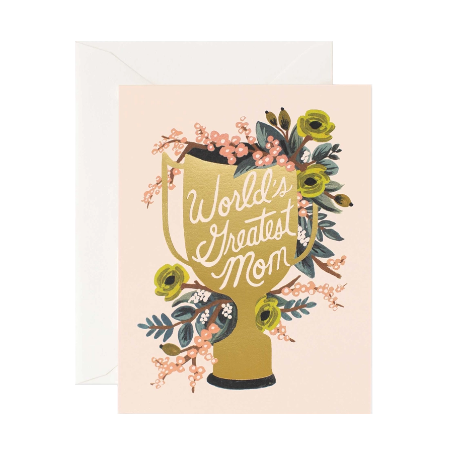 World's Greatest Mom Card by Rifle Paper
