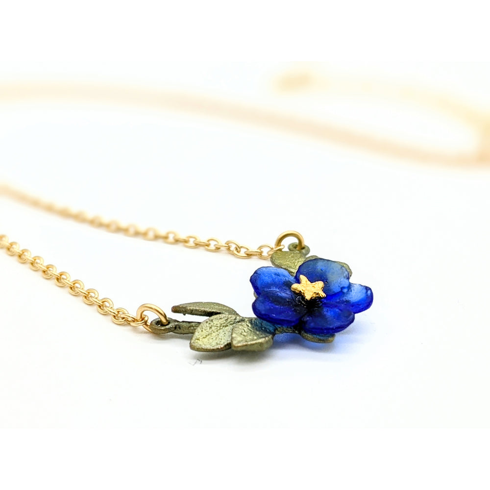 Blue Violet Necklace