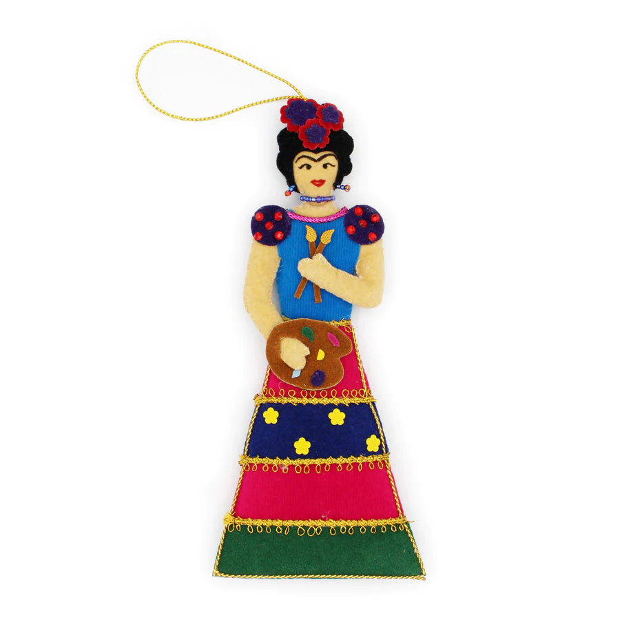 Frida Kahlo Felt Ornament
