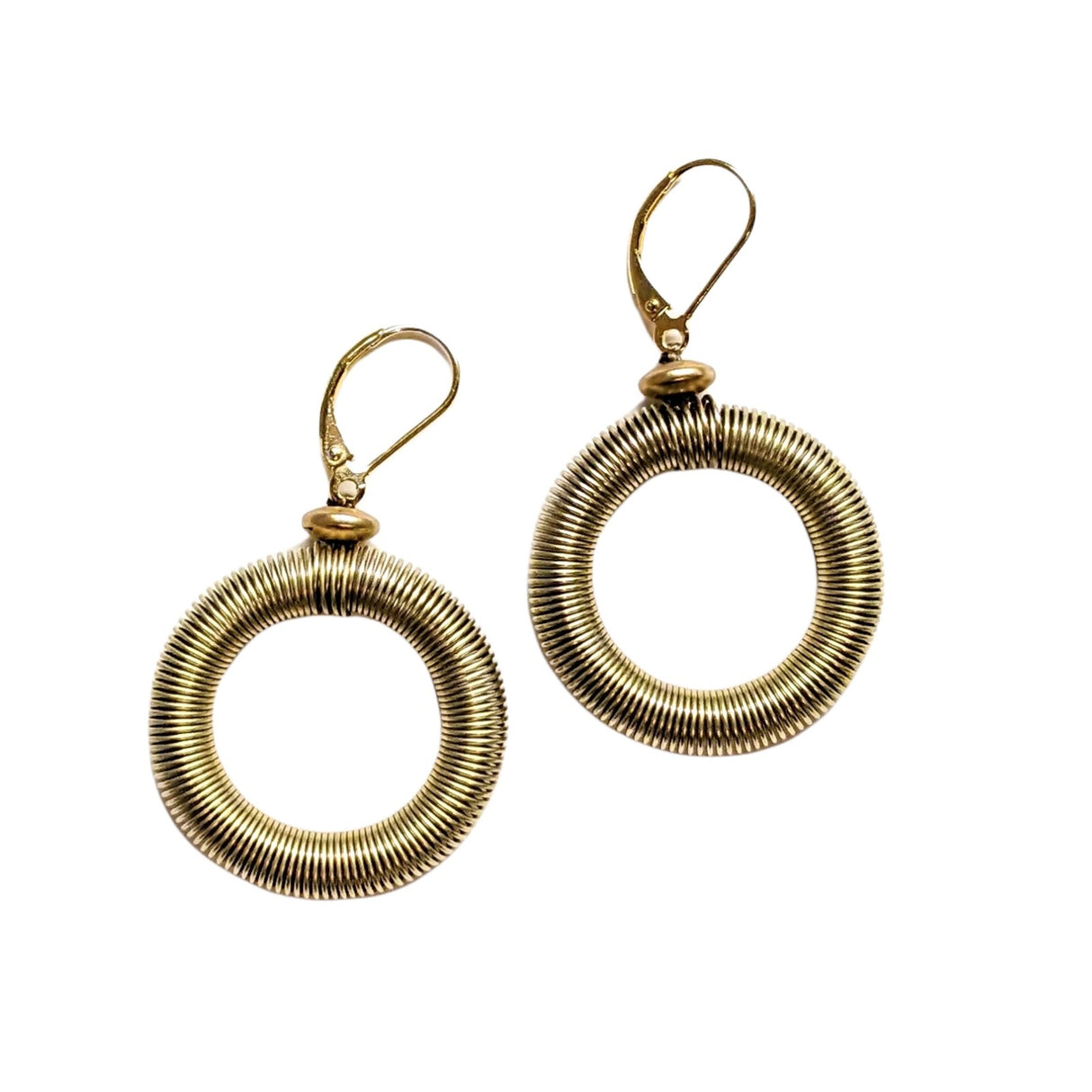 Piano Wire Loop Earrings