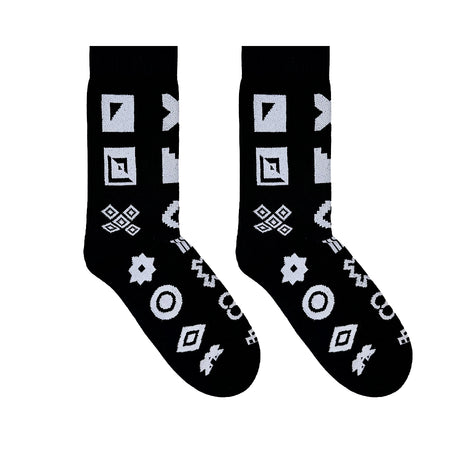 Afropop Adinkra Crew Socks
