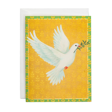 Golden Peace Dove Boxed Holiday Cards