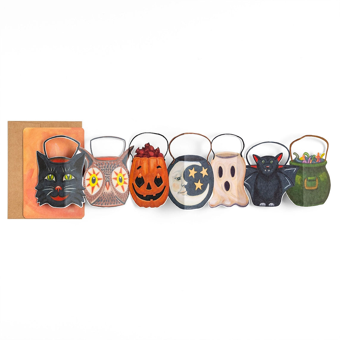 Spooky Sweets Accordion Greeting Card