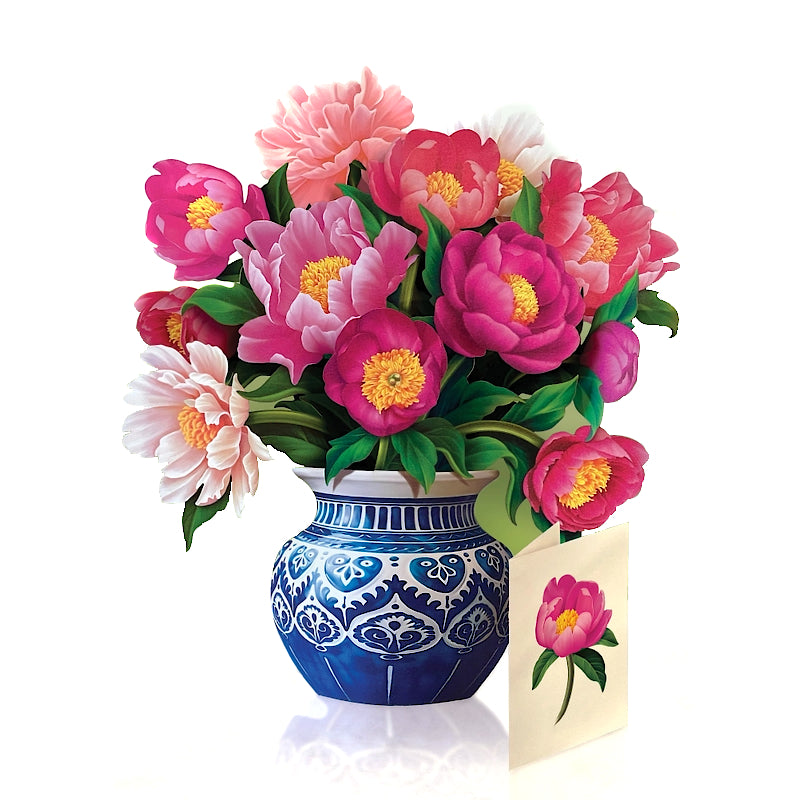 Peony Paradise Pop-Up Greeting Card