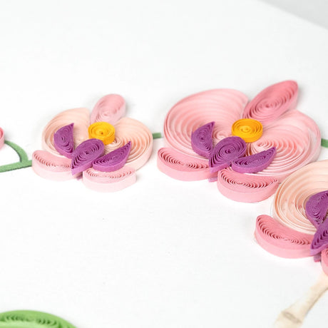 Potted Orchid Quilling Card