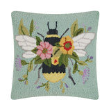 Floral Bee Hook Pillow