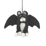 Batty Catty Felt Ornament