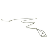 Elongated Diamond Necklace