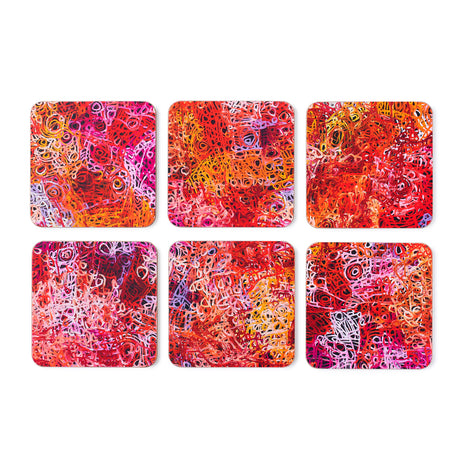 Charmaine Pwerle 'Awelye' Coaster Set