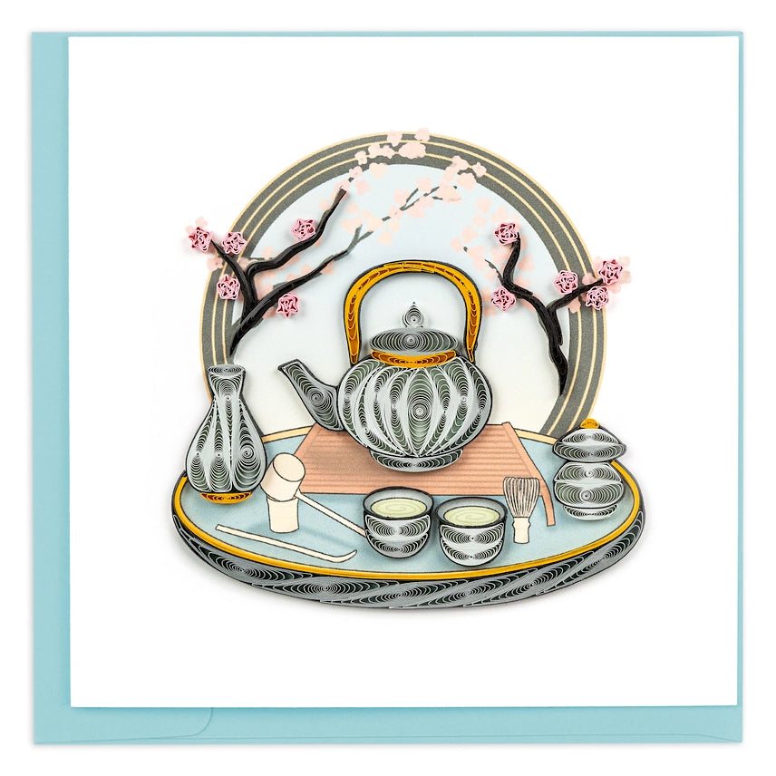 Tea Ceremony Quilling Card