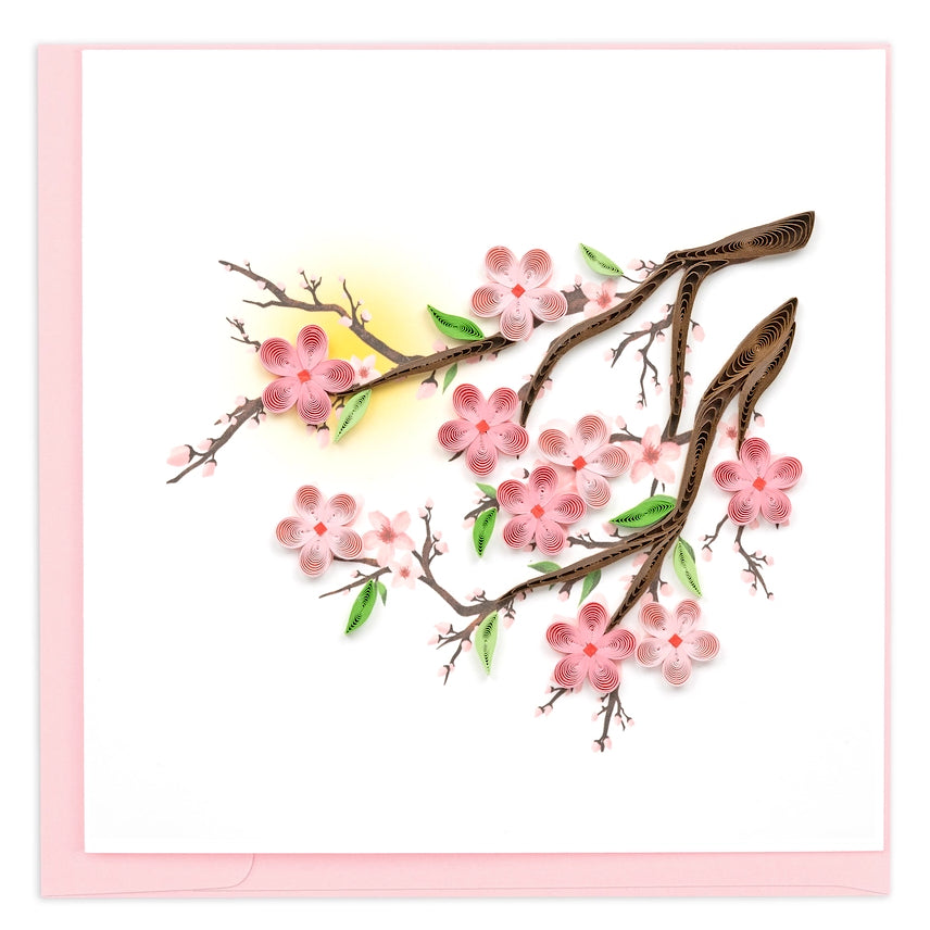 Cherry Blossom Quilling Card