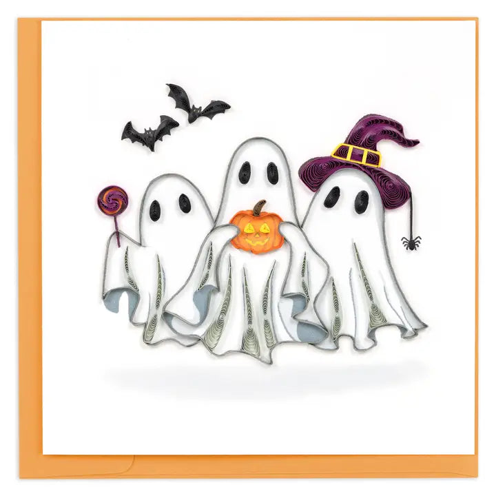 Ghost Trio Quilling Card