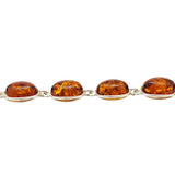 Spheroid Oval Amber Bracelet