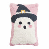 Ghost Witch Hooked Pillow