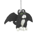 Batty Catty Felt Ornament