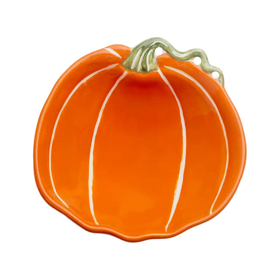 Orange & White Pumpkin Bowl
