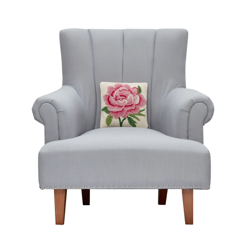 Pink Peony Hook Pillow