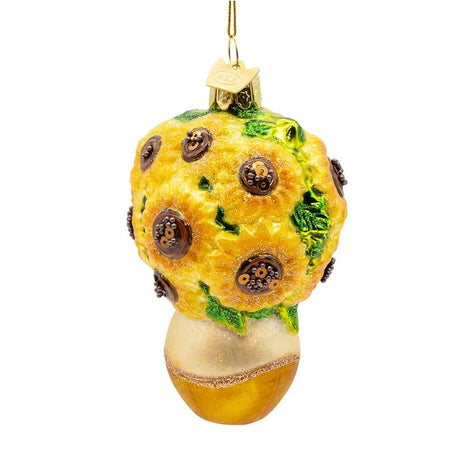 Noble Gems™ Sunflowers in Vase Ornament