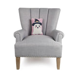 Ghost Witch Hooked Pillow