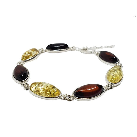 Oval Amber Bracelet