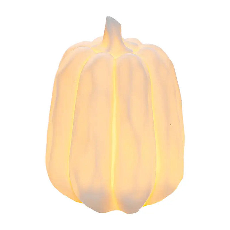 Stoneware LED Pumpkin - Large