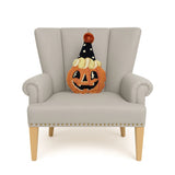 Retro Jack-O-Lantern Throw Pillow