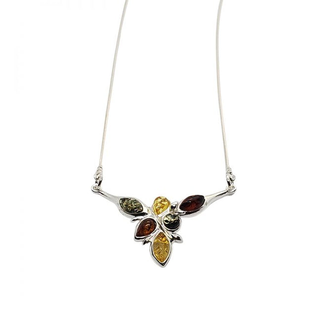 Six Stone Amber Necklace