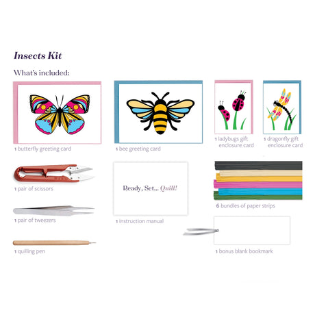 Insect Create-a-Quill DIY Quilling Kit