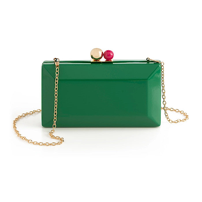 Green Mackenzie Minaudiere Purse