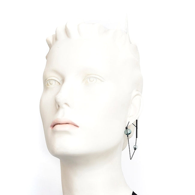 Aqua Hollis Hoop Earrings