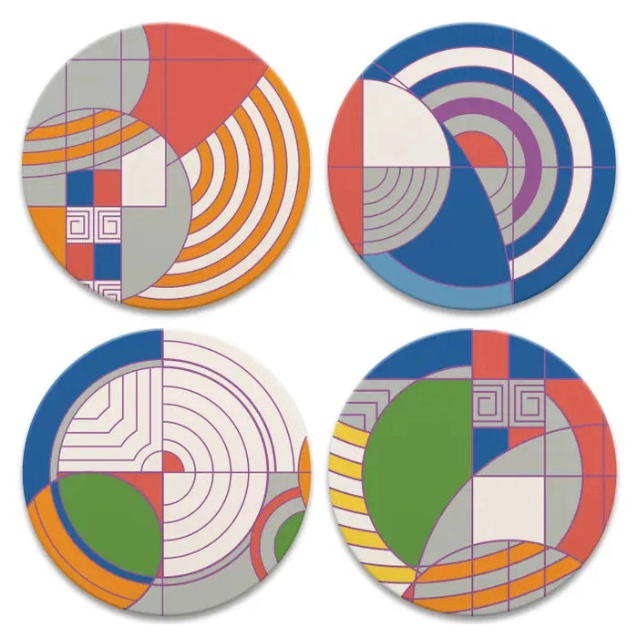 Frank Lloyd Wright 'Hoffman Rug' Coaster Set