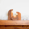 Holy Family Modern Wood Nativity Scene