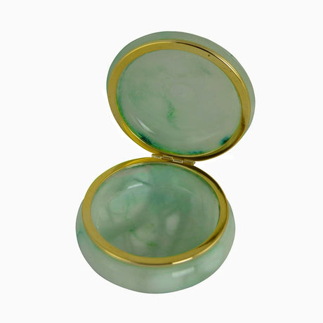 Green Alabaster Trinket Box