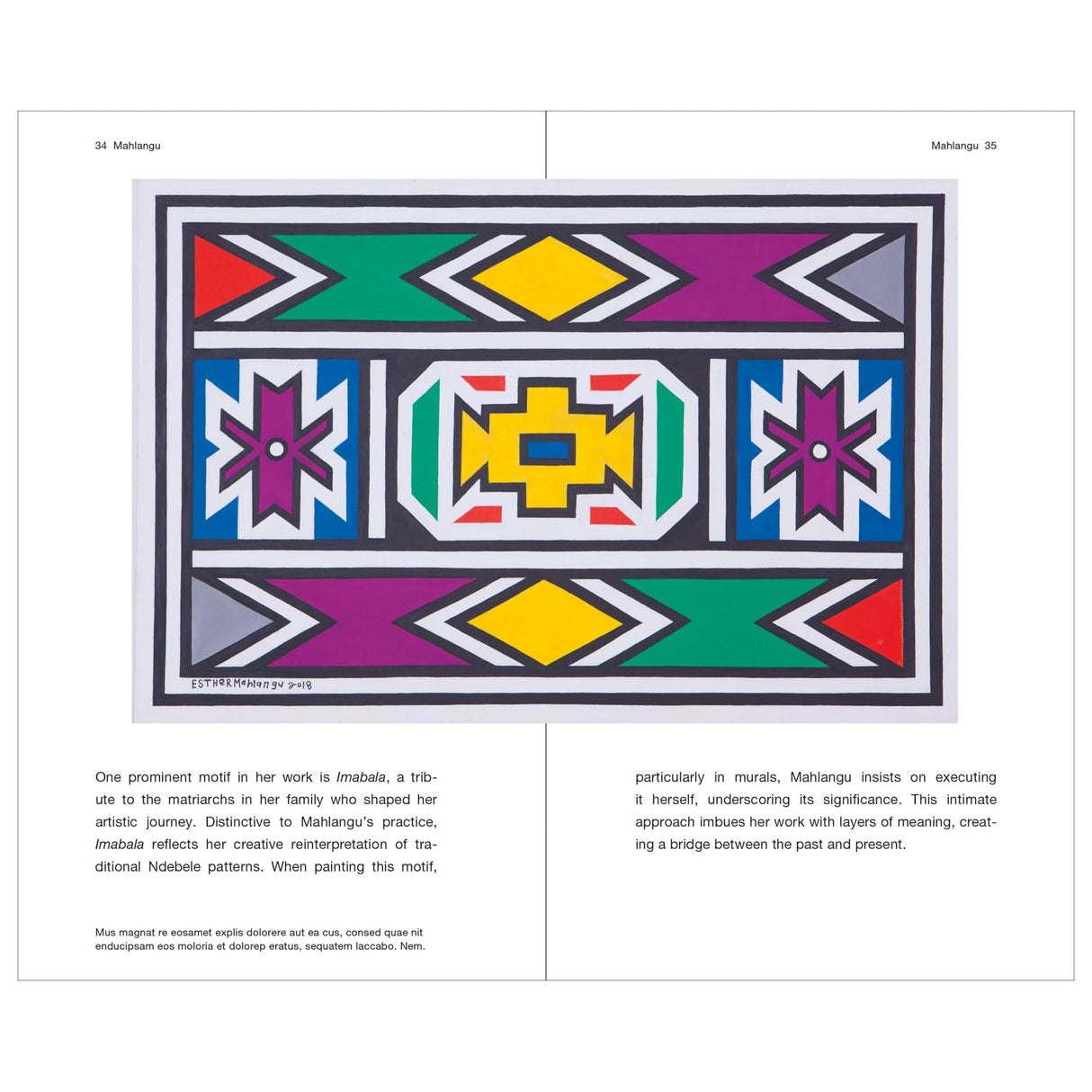 Esther Mahlangu Handbook