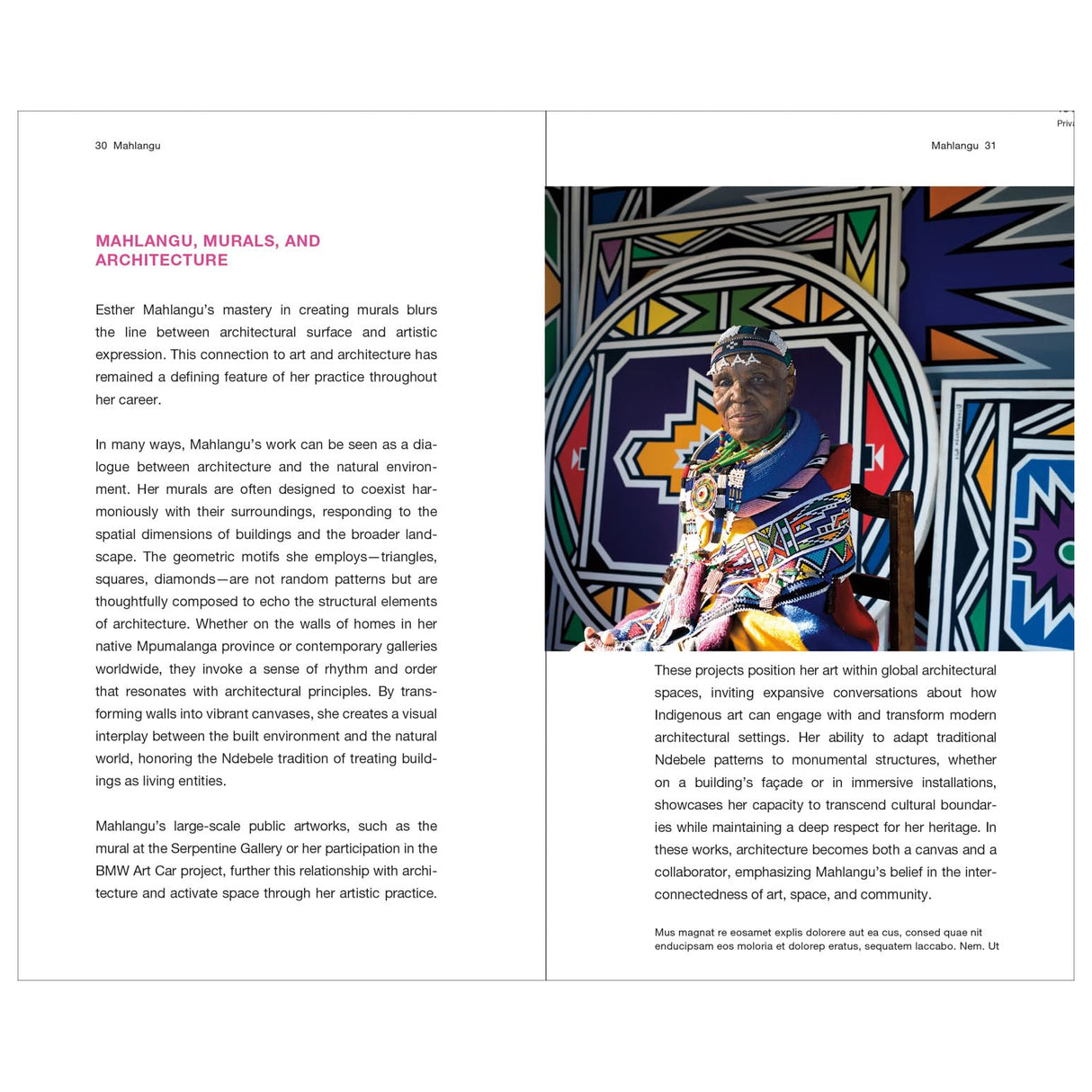 Esther Mahlangu Handbook