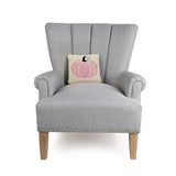Pink Pumpkin Throw Pillow