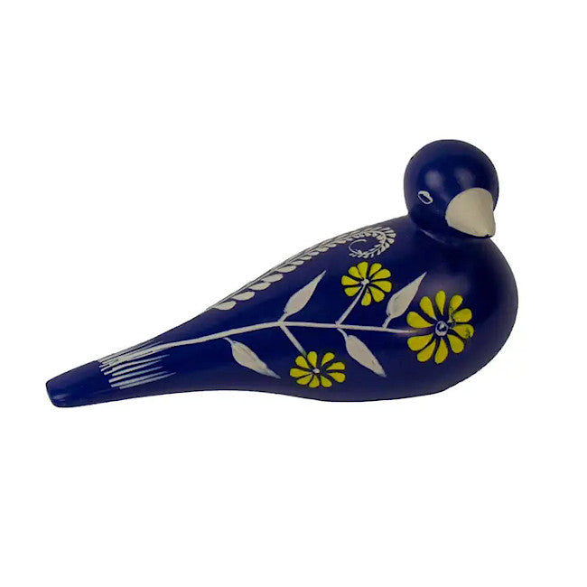 Blue Soapstone Bird