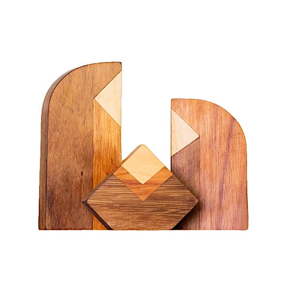 Holy Family Modern Wood Nativity Scene