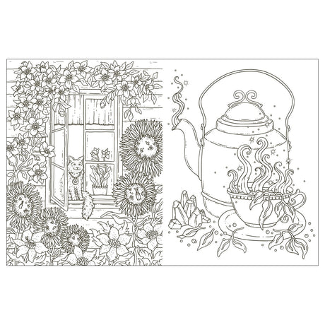 Tales from the Witch's Cottage Coloring Book
