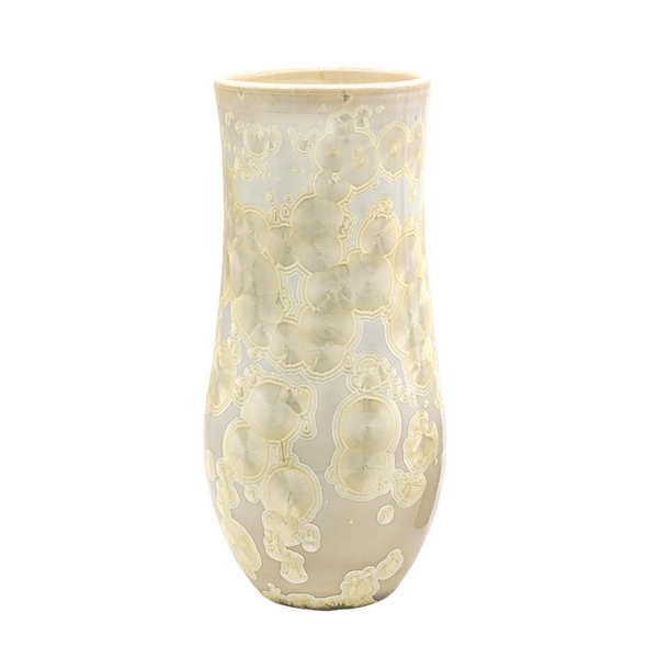 Adam Egenolf Cream & Champagne Crystalline Vase