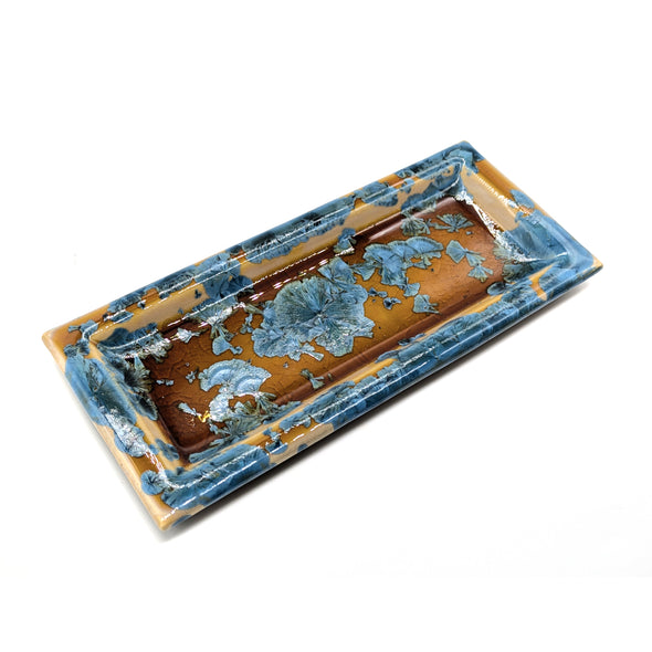 Adam Egenolf Teal & Brown Narrow Tray