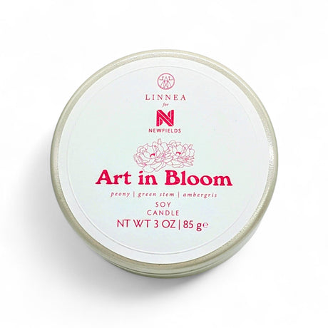 LINNEA Art In Bloom Travel Candle