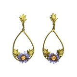 Oval Aster Earrings