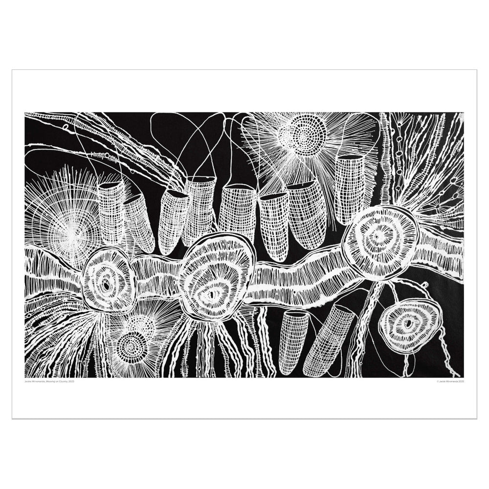 Jackie Wirramanda 'Weaving on Country' Print